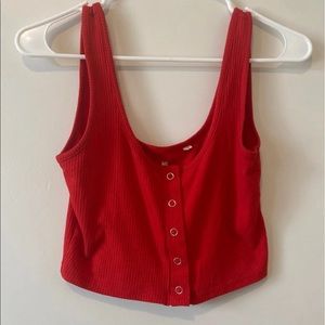 Red croptop